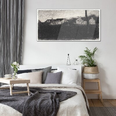 The calm before the storm Glass Wall Art