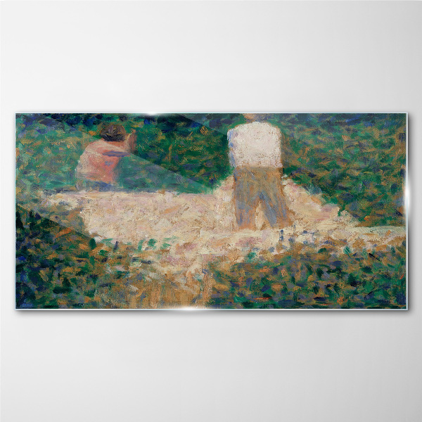 Summer Garden Meeting Glass Wall Art