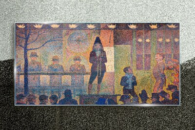 A show in the spotlight Glass Wall Art