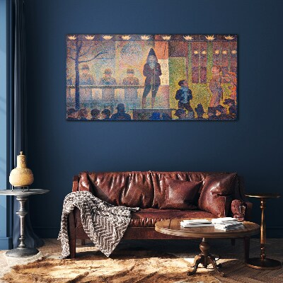 A show in the spotlight Glass Wall Art