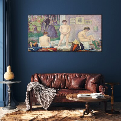Intimate moments in the garden Glass Wall Art