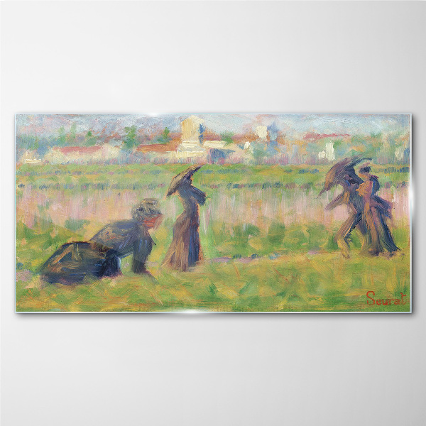 A walk in the sun Glass Wall Art