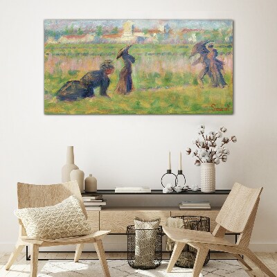 A walk in the sun Glass Wall Art