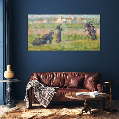 A walk in the sun Glass Wall Art