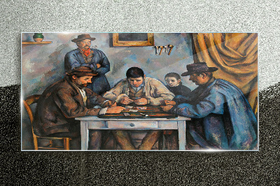 Playing cards Glass Wall Art