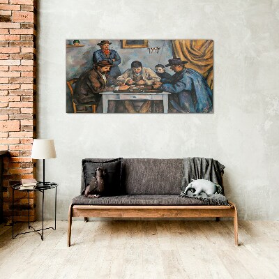 Playing cards Glass Wall Art