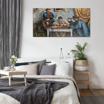 Playing cards Glass Wall Art