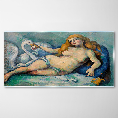 Sensuality and nature Glass Wall Art
