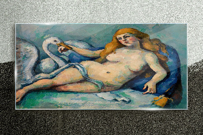 Sensuality and nature Glass Wall Art