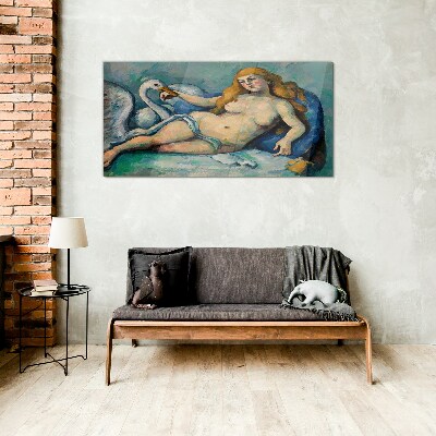 Sensuality and nature Glass Wall Art