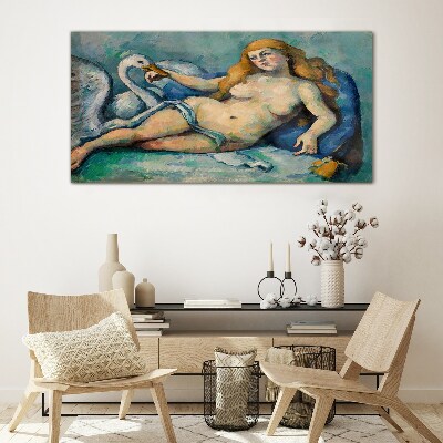 Sensuality and nature Glass Wall Art