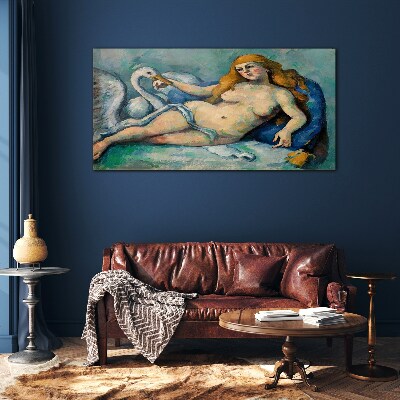 Sensuality and nature Glass Wall Art