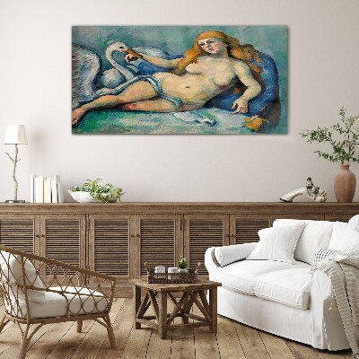 Sensuality and nature Glass Wall Art