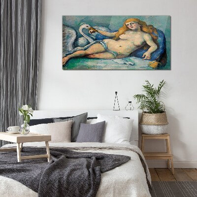Sensuality and nature Glass Wall Art