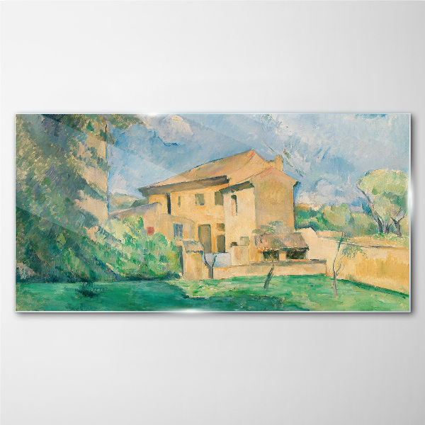 A peaceful rural landscape Glass Wall Art