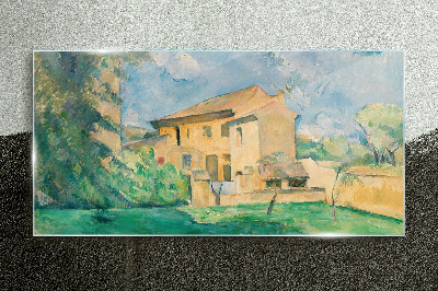 A peaceful rural landscape Glass Wall Art
