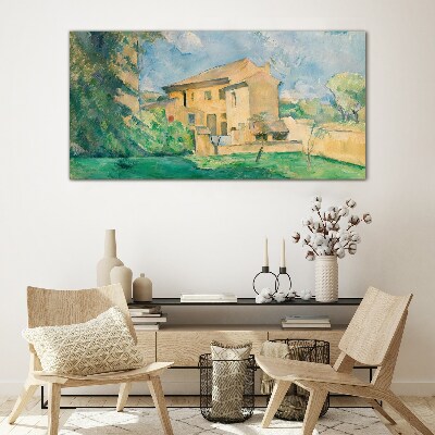 A peaceful rural landscape Glass Wall Art