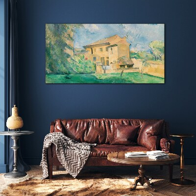 A peaceful rural landscape Glass Wall Art