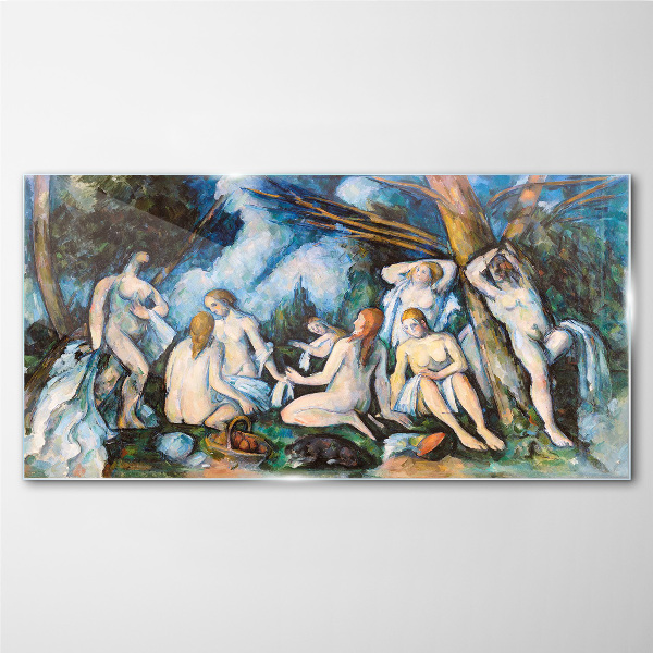 Winter Picnic Glass Wall Art