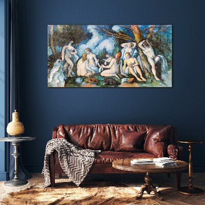 Winter Picnic Glass Wall Art