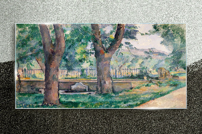 Summer Afternoon in the Park Glass Wall Art