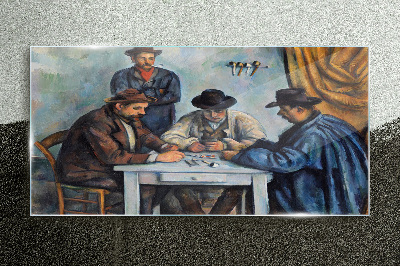 Playing cards Glass Wall Art