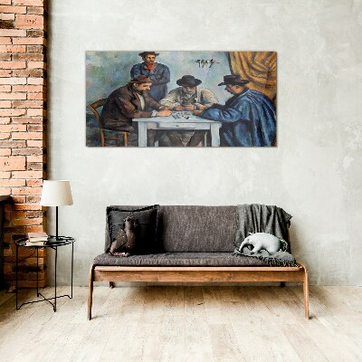 Playing cards Glass Wall Art