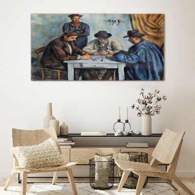 Playing cards Glass Wall Art