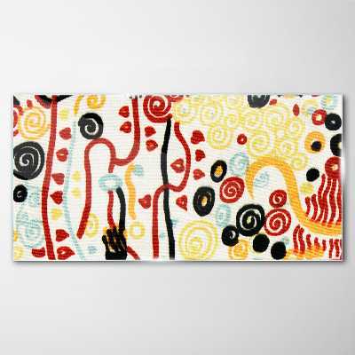 The colors of nature and emotions Glass Wall Art