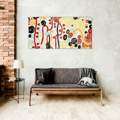 The colors of nature and emotions Glass Wall Art