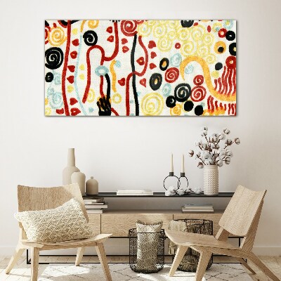 The colors of nature and emotions Glass Wall Art
