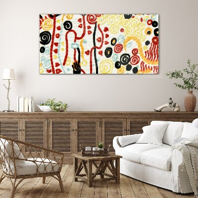The colors of nature and emotions Glass Wall Art