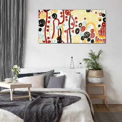 The colors of nature and emotions Glass Wall Art