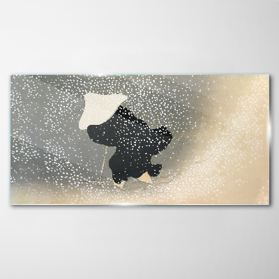Winter Longing Glass Wall Art