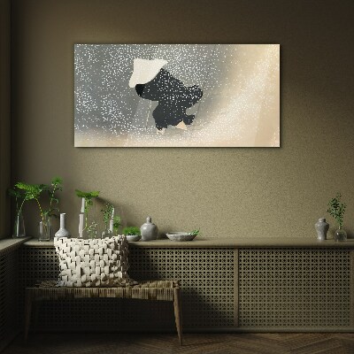 Winter Longing Glass Wall Art
