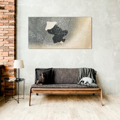 Winter Longing Glass Wall Art