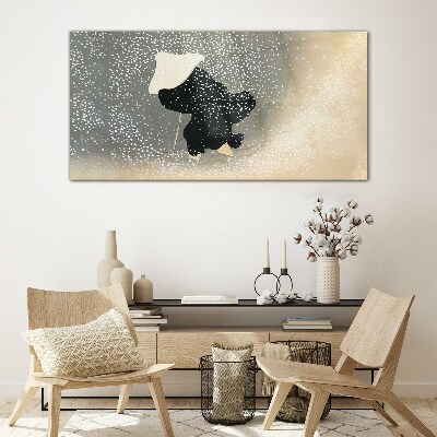 Winter Longing Glass Wall Art