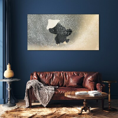 Winter Longing Glass Wall Art