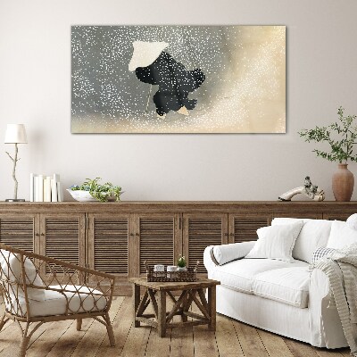 Winter Longing Glass Wall Art