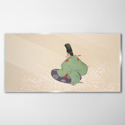 The charm of Japanese tradition Glass Wall Art