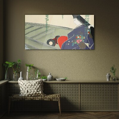 Peace in the garden Glass Wall Art