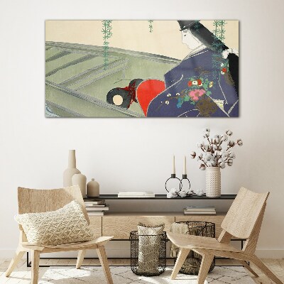 Peace in the garden Glass Wall Art