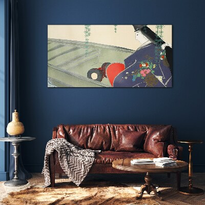 Peace in the garden Glass Wall Art