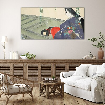 Peace in the garden Glass Wall Art