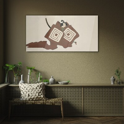 Elegance in simplicity Glass Wall Art