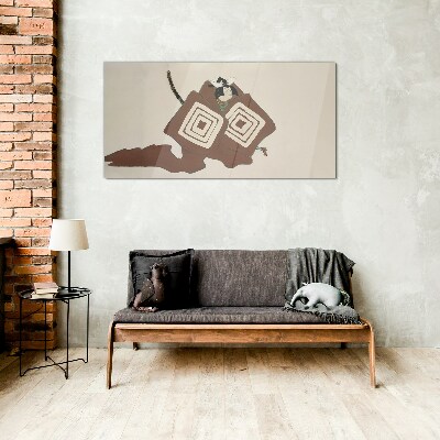 Elegance in simplicity Glass Wall Art