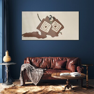Elegance in simplicity Glass Wall Art