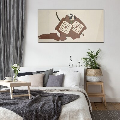 Elegance in simplicity Glass Wall Art