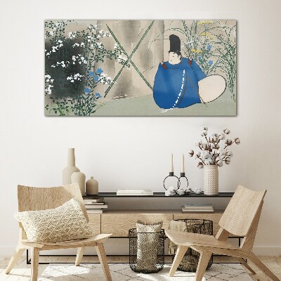 Peace in the garden Glass Wall Art