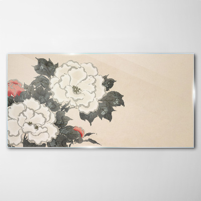 Flower dreams Glass Wall Art